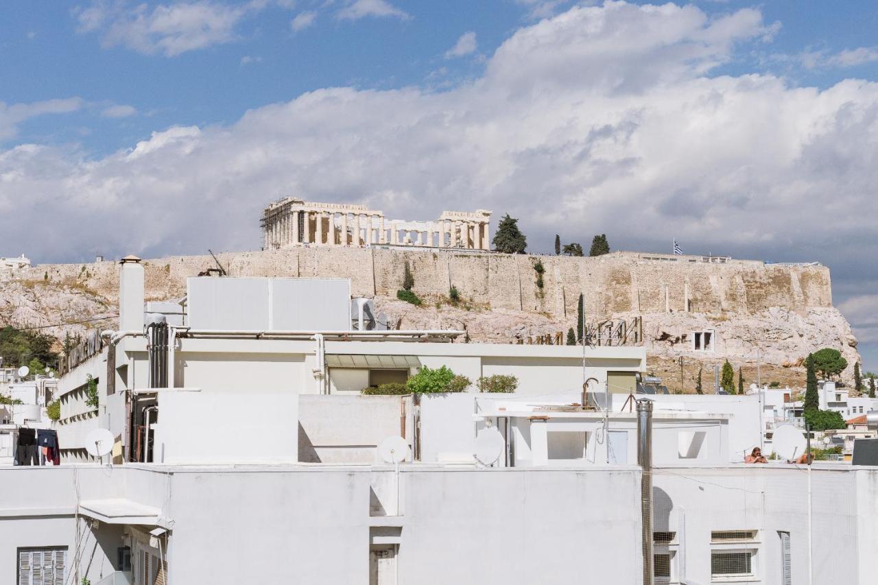 Minimal Apartment On The Shadow Of The Acropolis أثينا المظهر الخارجي الصورة