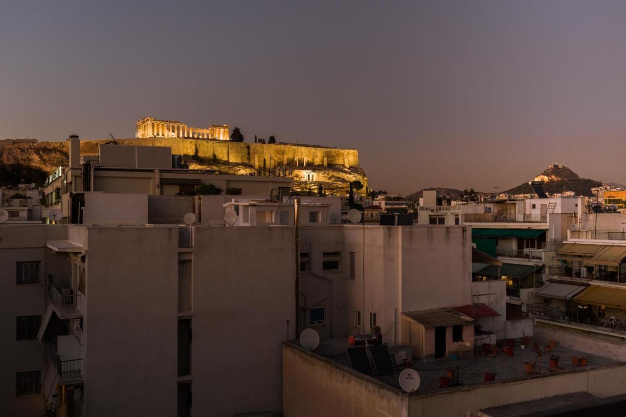 Minimal Apartment On The Shadow Of The Acropolis أثينا المظهر الخارجي الصورة